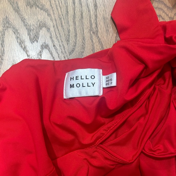 red mini body on dress
wore once super cute fit
from hello molly - Picture 2 of 3